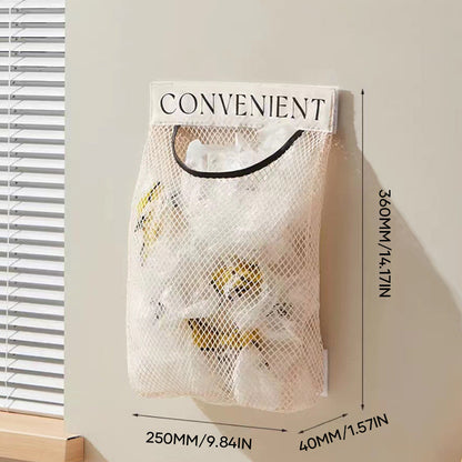 Multi-purpose mesh bag for hanging